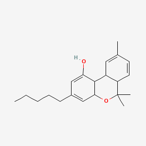molecular formula C21H30O2 B13745407 Cannabinol, tetrahydro- CAS No. 27070-44-6