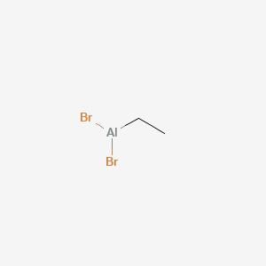 molecular formula C2H5AlBr2 B13745459 Dibromoethylaluminium CAS No. 2386-62-1