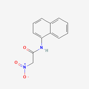 molecular formula C12H10N2O3 B13745837 Acetamide, N-(1-naphthyl)-2-nitro- CAS No. 101651-40-5