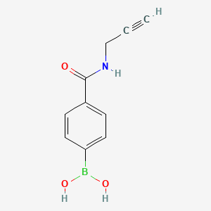 molecular formula C10H10BNO3 B1374589 4-(Propargylaminocarbonyl)phenylboronic acid CAS No. 874459-89-9