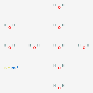 molecular formula H18NaO9S- B13745896 Sodium;sulfide;nonahydrate 