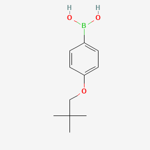 molecular formula C11H17BO3 B1374590 4-(Neopentyloxy)phenylboronic acid CAS No. 938443-38-0