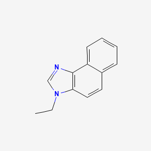 molecular formula C13H12N2 B13745913 3h-Naphth[1,2-d]imidazole,3-ethyl- 