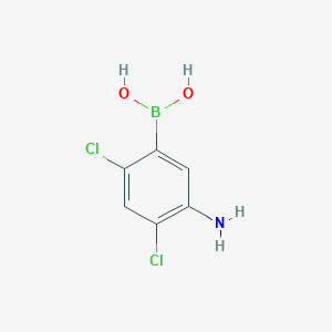 (5-Amino-2,4-dichlorophenyl)boronic acid