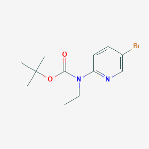 molecular formula C12H17BrN2O2 B1374597 Tert-butyl 5-bromopyridin-2-YL(ethyl)carbamate CAS No. 1032758-85-2