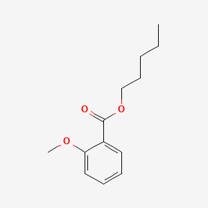 molecular formula C13H18O3 B13746023 Pentyl o-anisate CAS No. 22708-14-1