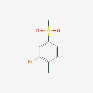 molecular formula C8H9BrO2S B1374604 2-Bromo-1-methyl-4-(methylsulfonyl)benzene CAS No. 702672-96-6