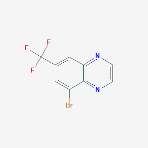 5-Bromo-7-(trifluoromethyl)quinoxaline