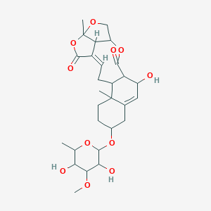 molecular formula C28H38O11 B137461 Neocynaversicoside CAS No. 132160-34-0