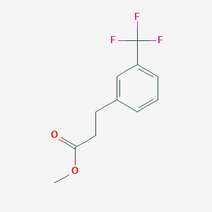 molecular formula C11H11F3O2 B1374612 Methyl 3-[3-(trifluoromethyl)phenyl]propanoate CAS No. 294856-02-3