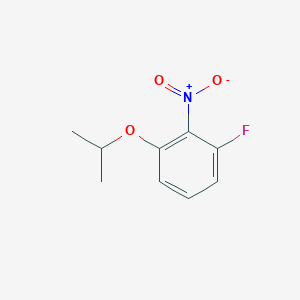 molecular formula C9H10FNO3 B1374613 1-Fluoro-3-isopropoxy-2-nitrobenzene CAS No. 1233951-63-7