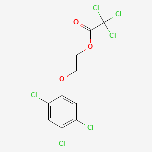 molecular formula C10H6Cl6O3 B13746143 Hexanate CAS No. 25056-70-6