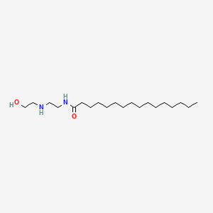 molecular formula C20H42N2O2 B13746189 N-[2-[(2-hydroxyethyl)amino]ethyl]hexadecan-1-amide CAS No. 25065-63-8