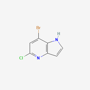 molecular formula C7H4BrClN2 B1374619 7-Bromo-5-chloro-4-Azaindole CAS No. 1082040-90-1