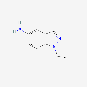 molecular formula C9H11N3 B1374631 5-Amino-1-ethyl-1H-indazole CAS No. 511249-17-5