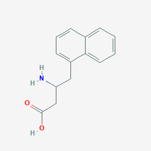 molecular formula C14H15NO2 B1374633 3-Amino-4-(1-naphthyl)butyric acid CAS No. 465498-55-9