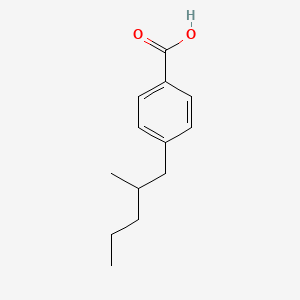molecular formula C13H18O2 B13746421 4-(2-Methylpentyl)benzoic acid CAS No. 38861-90-4