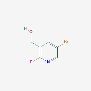 molecular formula C6H5BrFNO B1374644 (5-Bromo-2-fluoropyridin-3-YL)methanol CAS No. 1227601-12-8