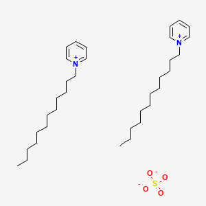 molecular formula C34H60N2O4S B13746472 1-dodecylpyridin-1-ium;sulfate CAS No. 20779-74-2