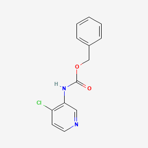 molecular formula C13H11ClN2O2 B1374657 苄基(4-氯吡啶-3-基)氨基甲酸酯 CAS No. 1033418-69-7