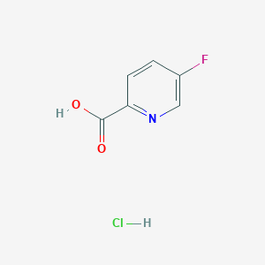 molecular formula C6H5ClFNO2 B1374673 5-Fluoropyridine-2-carboxylic acid hydrochloride CAS No. 453566-94-4