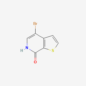 molecular formula C7H4BrNOS B1374674 4-bromo-6H-thieno[2,3-c]pyridin-7-one CAS No. 29512-83-2