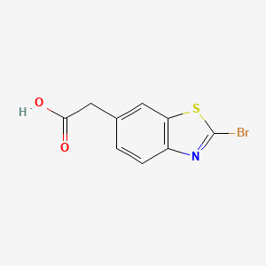 (2-Bromo-benzothiazol-6-yl)-acetic acid
