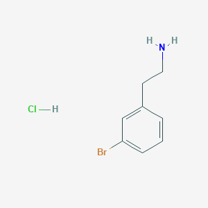 molecular formula C8H11BrClN B1374676 2-(3-Bromophenyl)ethanamine hydrochloride CAS No. 215797-57-2