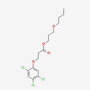 molecular formula C16H21Cl3O4 B13746792 3-Butoxypropyl 3-(2,4,5-trichlorophenoxy)propanoate CAS No. 6047-17-2