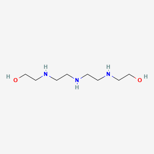 molecular formula C8H21N3O2 B13746801 Ethanol, 2-[[2-[(2-aminoethyl)amino]ethyl]amino]-, N-(2-hydroxyethyl) deriv. CAS No. 68797-59-1