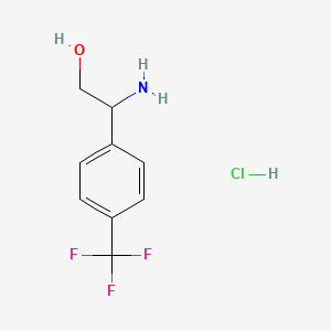 2-Amino-2-(4-(trifluoromethyl)phenyl)ethanol hydrochloride