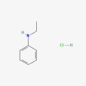 molecular formula C8H12ClN B13746870 Benzenamine, N-ethyl-, hydrochloride CAS No. 4348-19-0