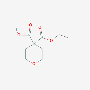 4-(Ethoxycarbonyl)oxane-4-carboxylic acid