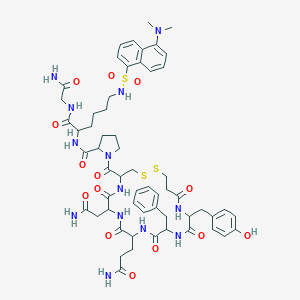 molecular formula C58H75N13O14S3 B137469 D-Mlvp CAS No. 127290-94-2