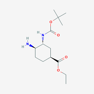(1S,3R,4R)-4-Amino-3-(Boc-amino)-cyclohexanecarboxylic acid ethyl ester