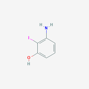 molecular formula C6H6INO B1374696 3-Amino-2-iodophenol CAS No. 99968-82-8