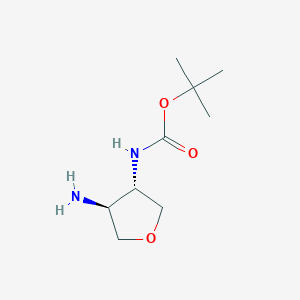 tert-Butyl ((3S,4S)-4-aminotetrahydrofuran-3-yl)carbamate