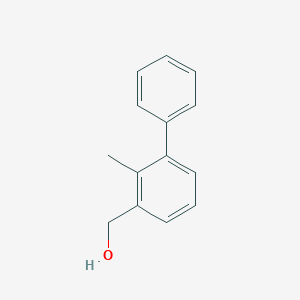 molecular formula C14H14O B137470 2-Methyl-3-biphenylmethanol CAS No. 76350-90-8