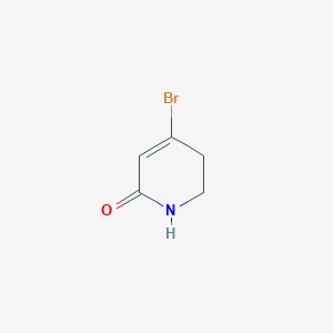 molecular formula C5H6BrNO B1374705 4-Bromo-5,6-dihydropyridin-2(1H)-one CAS No. 947407-84-3
