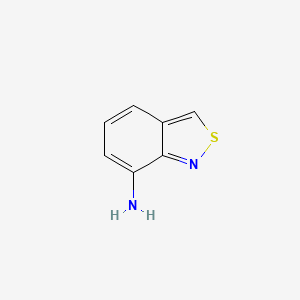 molecular formula C7H6N2S B1374716 Benzo[C]isothiazol-7-amine CAS No. 1379298-69-7