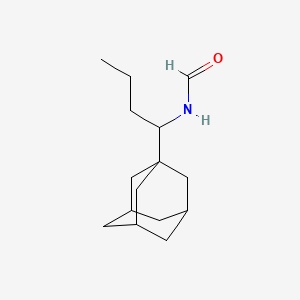 molecular formula C15H25NO B13747160 Formamide, N-(1-adamantyl-1-butyl)- CAS No. 101468-15-9