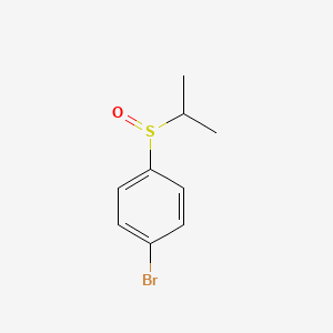 molecular formula C9H11BrOS B1374718 1-Bromo-4-(isopropylsulfinyl)benzene CAS No. 363136-59-8