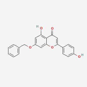 molecular formula C22H16O5 B1374721 5,4'-Dihydroxy-7-(benzyloxy)flavone CAS No. 20450-81-1