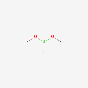 molecular formula C2H6BIO2 B13747250 Iodo-bis(methoxy)borane CAS No. 29878-02-2