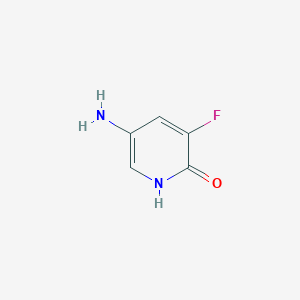 molecular formula C5H5FN2O B1374732 5-氨基-3-氟吡啶-2-醇 CAS No. 1373233-01-2