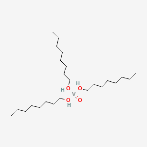 molecular formula C24H54O4V B13747467 Tris(octan-1-olato)oxovanadium CAS No. 24261-23-2