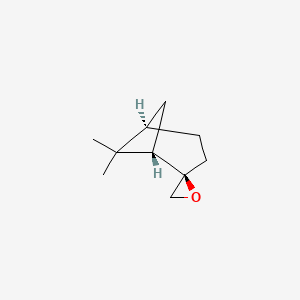 molecular formula C10H16O B13747490 (1S,2R,5R)-2,10-Epoxypinane CAS No. 23516-38-3