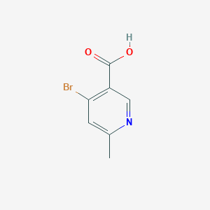 molecular formula C7H6BrNO2 B1374751 4-Bromo-6-methylnicotinic acid CAS No. 1060805-96-0
