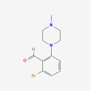 2-Bromo-6-(4-methylpiperazino)benzaldehyde