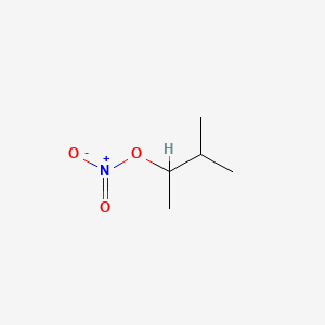 molecular formula C5H11NO3 B13747757 3-methylbutan-2-yl Nitrate CAS No. 123041-25-8